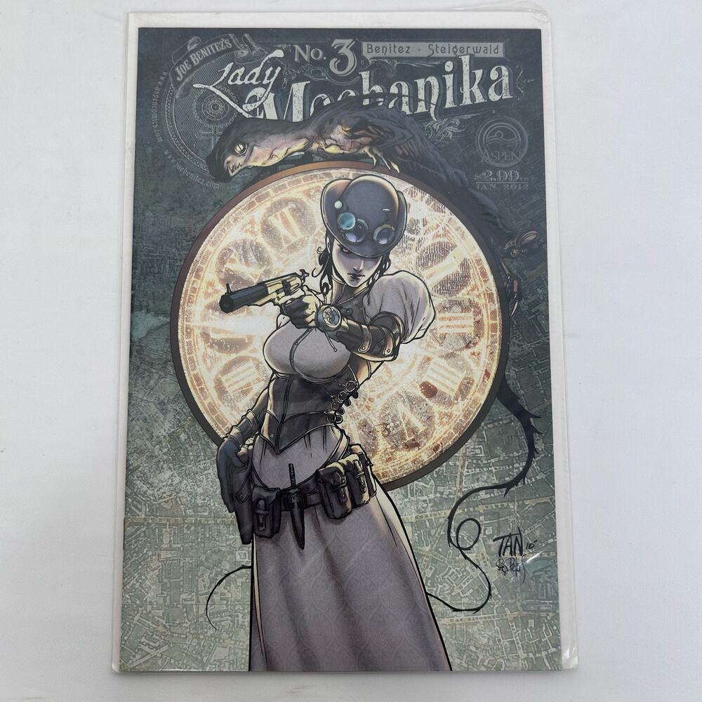 LADY MECHANIKA #3 BILLY TAN 1st  Variant Aspen‎ Comics Joe Benitez